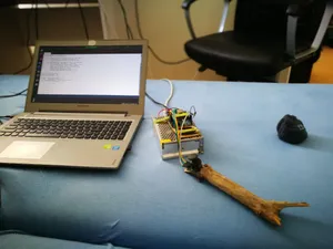 Controller wiring with laptop