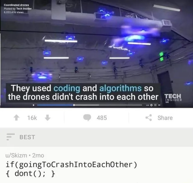 dont crash into each other